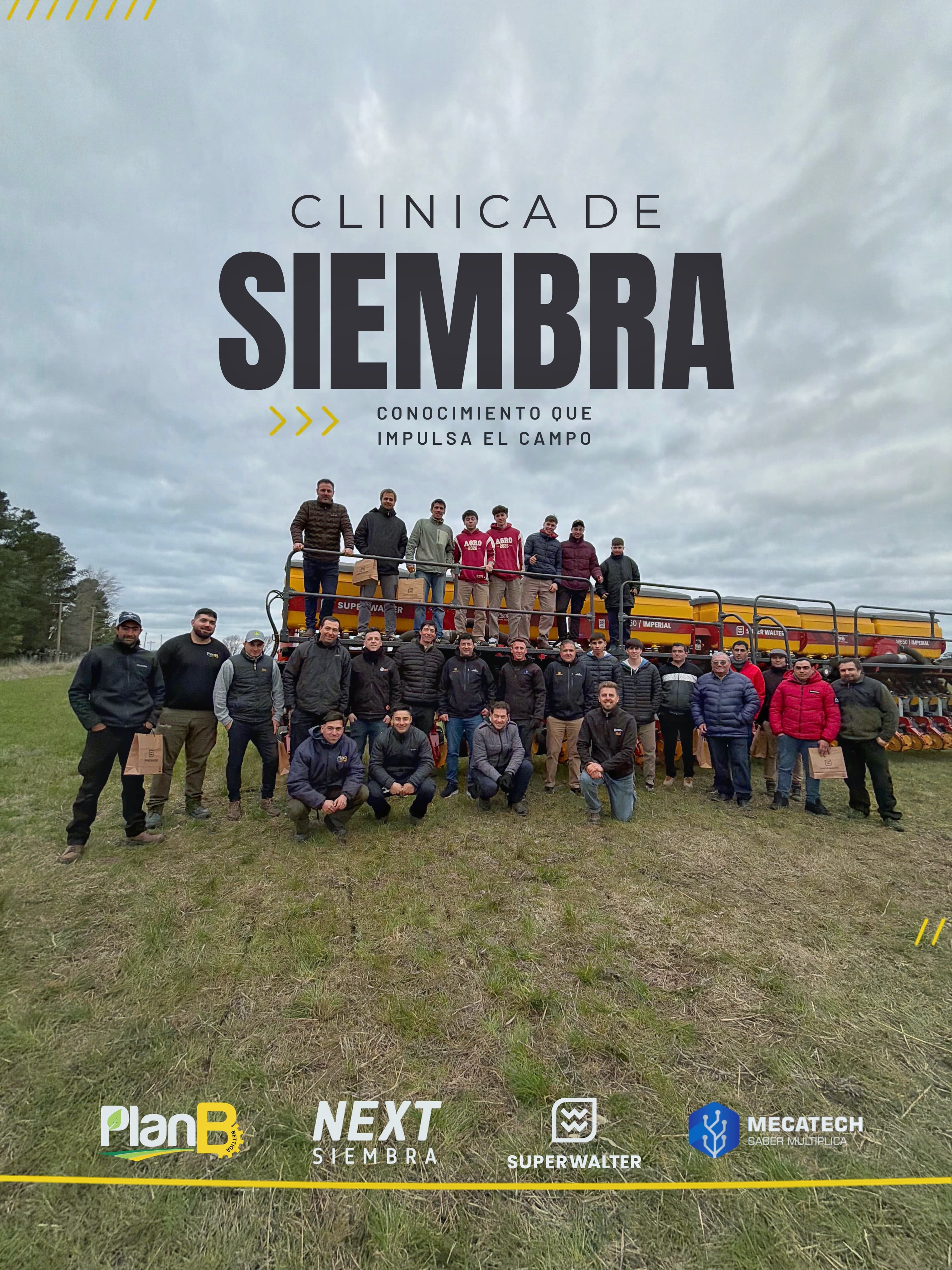 CLINICA DE SIEMBRA JUNTO A MECATECH - NEXT SIEMBRA - SUPER WALTER