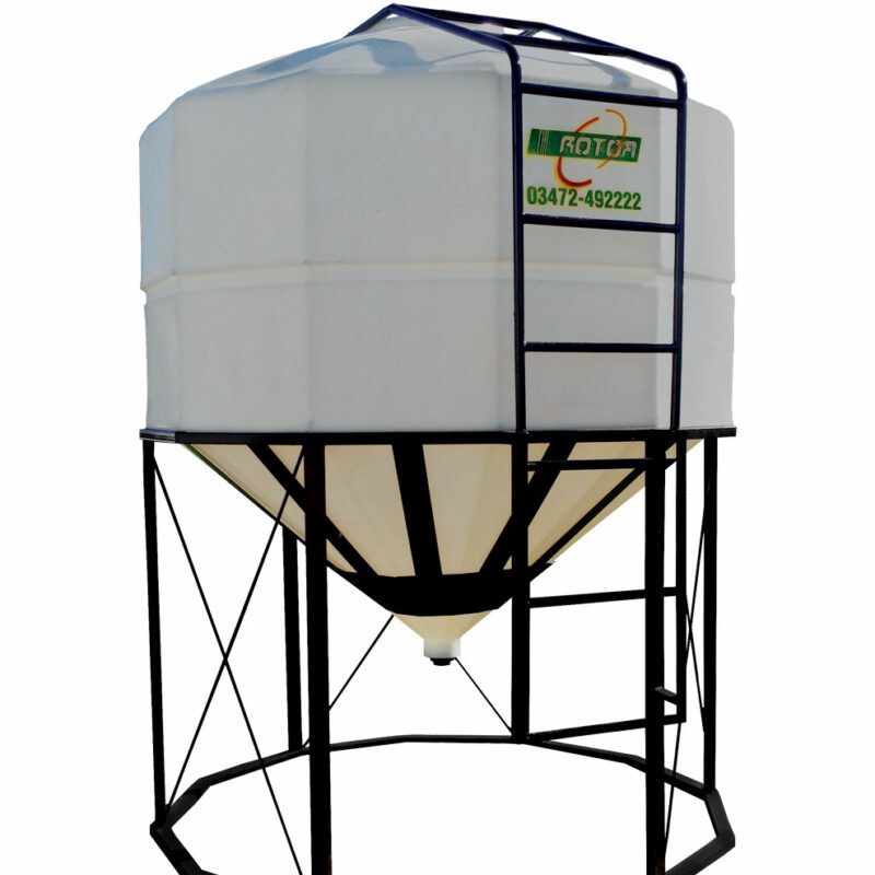 SILOS DE PLASTICO CON FONDO CONICO