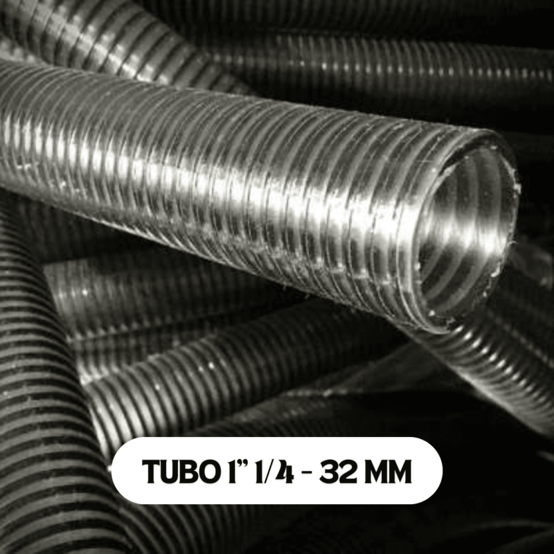 TUBO ASPIRANTE PARA SIEMBRA CRISTAL 1″ 1/4 – 32 MM