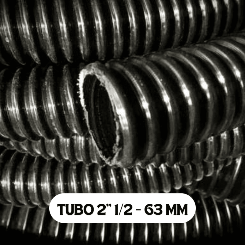TUBO ASPIRANTE PARA SIEMBRA NEGRO 2″  1/2 – 63 MM