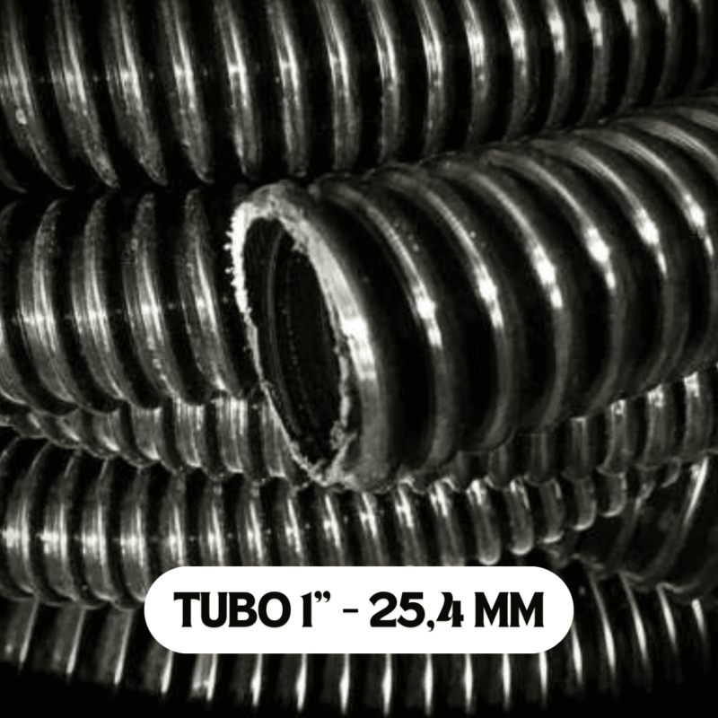 TUBO ASPIRANTE PARA SIEMBRA NEGRO 1" - 25,4 MM
