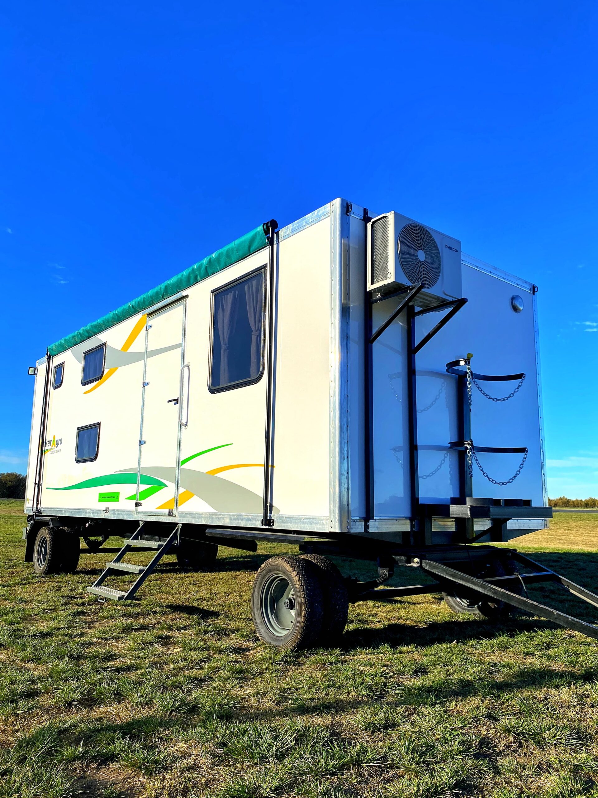 CASILLA RURAL BUNKERAGRO 4 PERSONAS DE FIBRA TERMICA E INSONORA